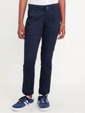NWT Old Navy Girls Skinny Uniform Pants- Built-In Flex